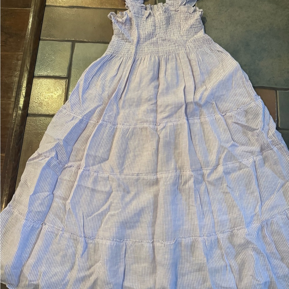 Hill House Lavender Striped Dress